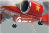  Mô hình máy bay Vietjet Air Airbus A320 47cm 1:130 có đèn led tự động theo tiếng vỗ tay hoặc chạm MB47003 