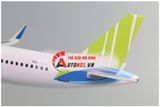  Mô hình máy bay Bamboo Airlines Air Airbus A320 47cm 1:130 có đèn led tự động theo tiếng vỗ tay hoặc chạm MB47004 