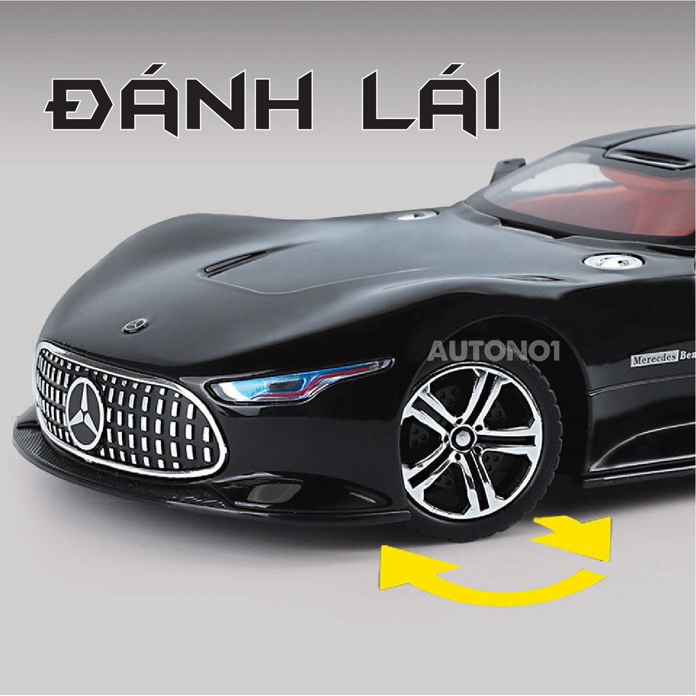 Mô hình xe Mercedes-Benz AMG Vision GT full open - có đèn - âm thanh tỉ lệ 1:24 Alloy Model OT534