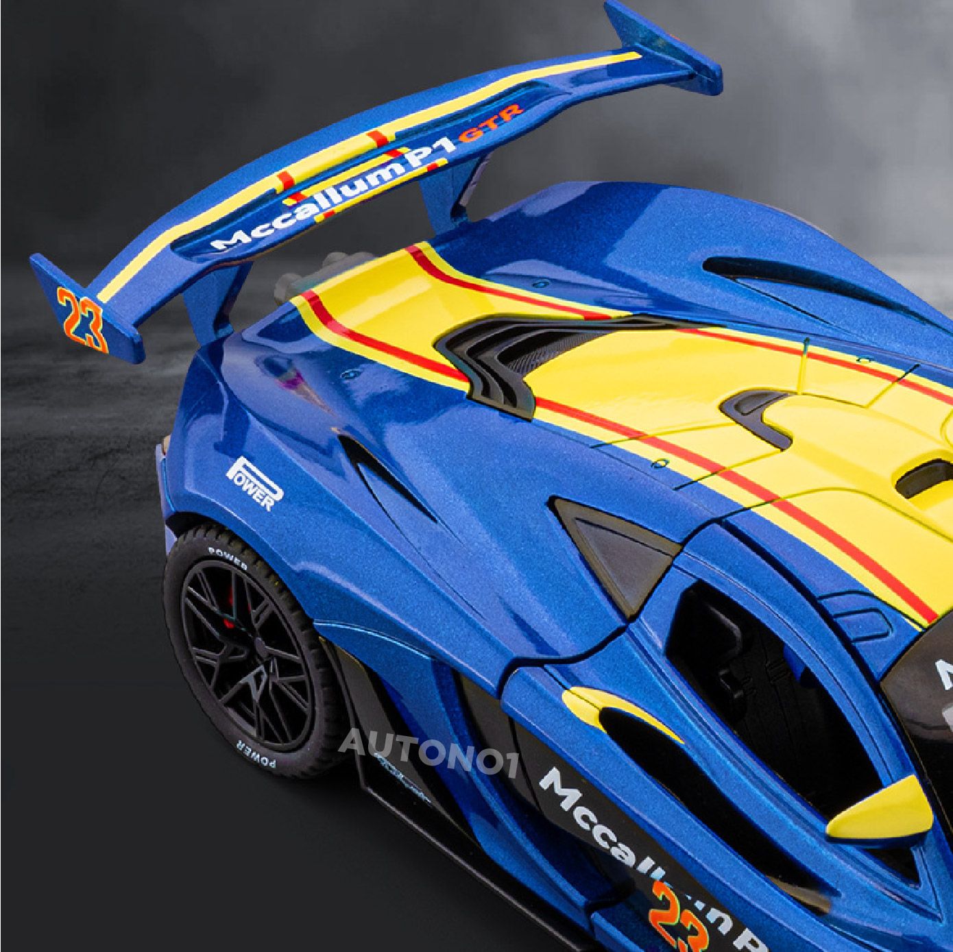 Mô hình xe McLaren P1 GTR full open - có âm thanh - có đèn tỉ lệ 1:22 Jiaye Model OT454