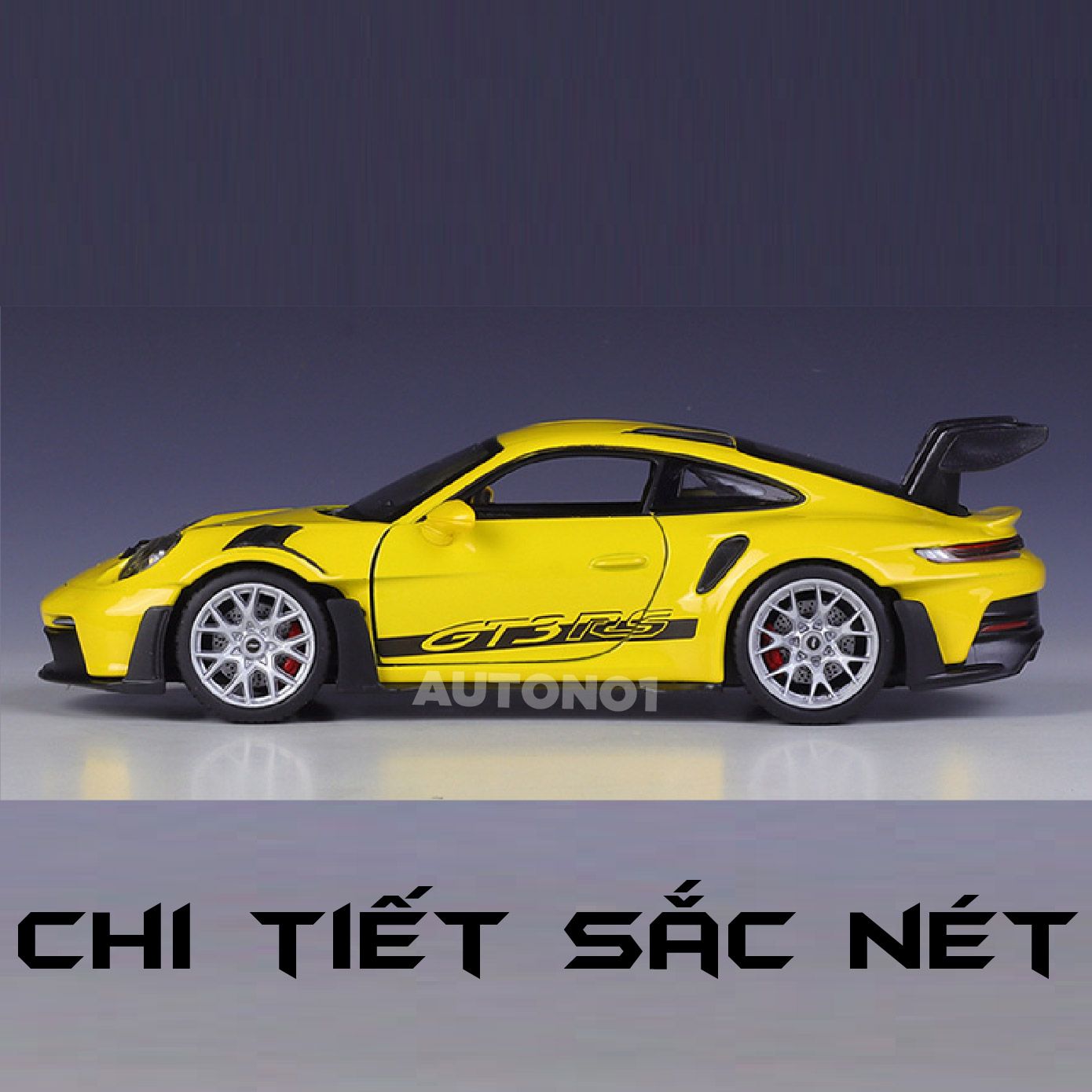 Mô hình xe Porsche 911 (992) GT3 RS tỉ lệ 1:24 Welly OT456