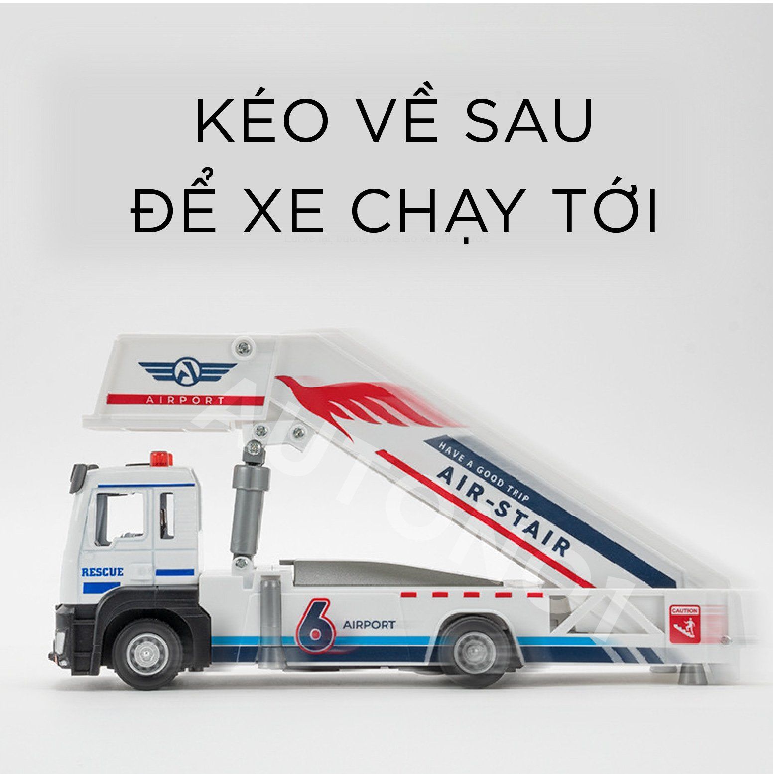 Mô hình xe thang trượt sân bay có âm thanh - đèn tỉ lệ 1:32 Ty model OT488
