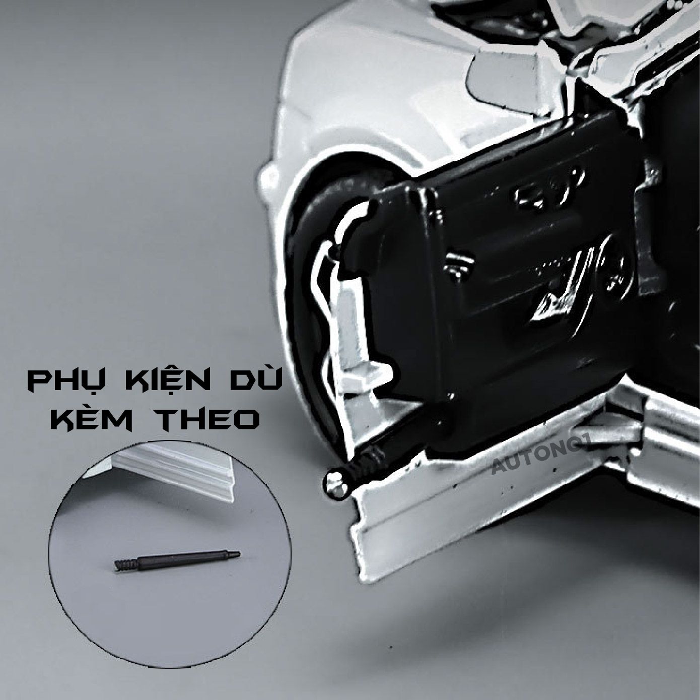 Mô hình xe Rolls Royce Cullinan full open, có đèn và âm thanh tỉ lệ 1:32 JincheJiang Model OT455