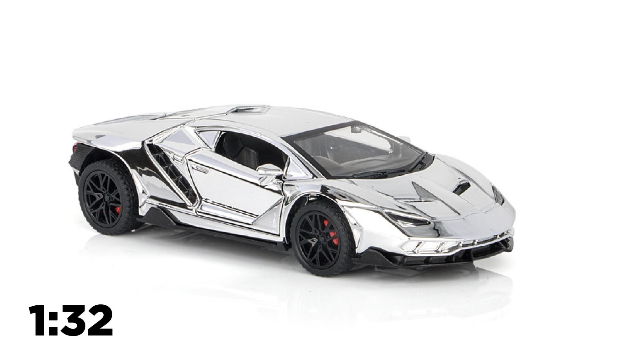 Mô hình xe Lamborghini Centenario phiên bản màu mạ tỉ lệ 1:32 Miniauto OT32017