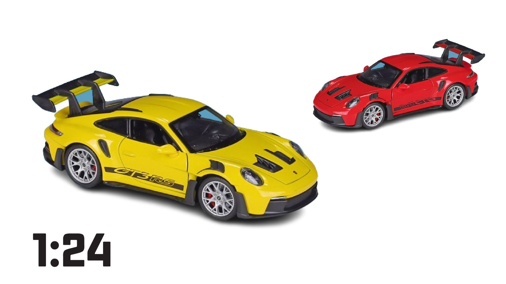 Mô hình xe Porsche 911 (992) GT3 RS tỉ lệ 1:24 Welly OT456