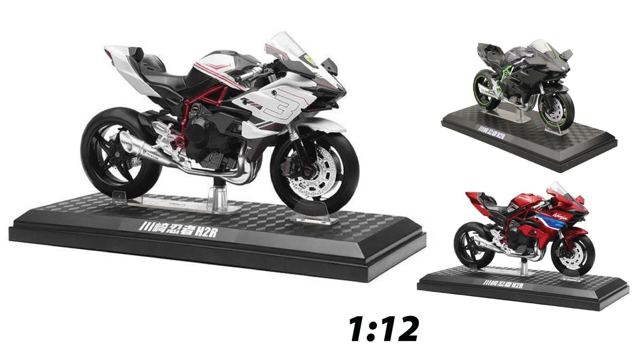 Mô hình xe Kawasaki Ninja H2R 1:12 MSZ 8072