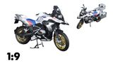  Mô hình moto BMW R 1250 GS ADV tỉ lệ 1:9 Huayi Alloy MT069 