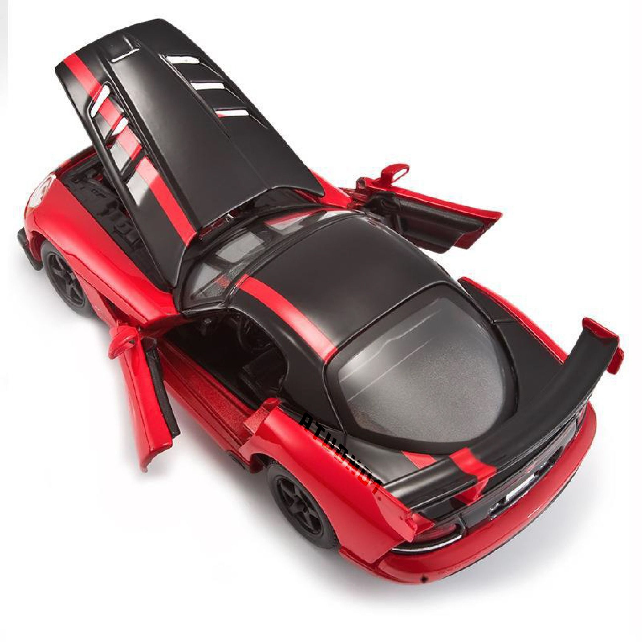 Mô hình xe Dodge Viper SRT10 Acr red black full open - đánh lái được tỉ lệ 1:24 Bburago OT591