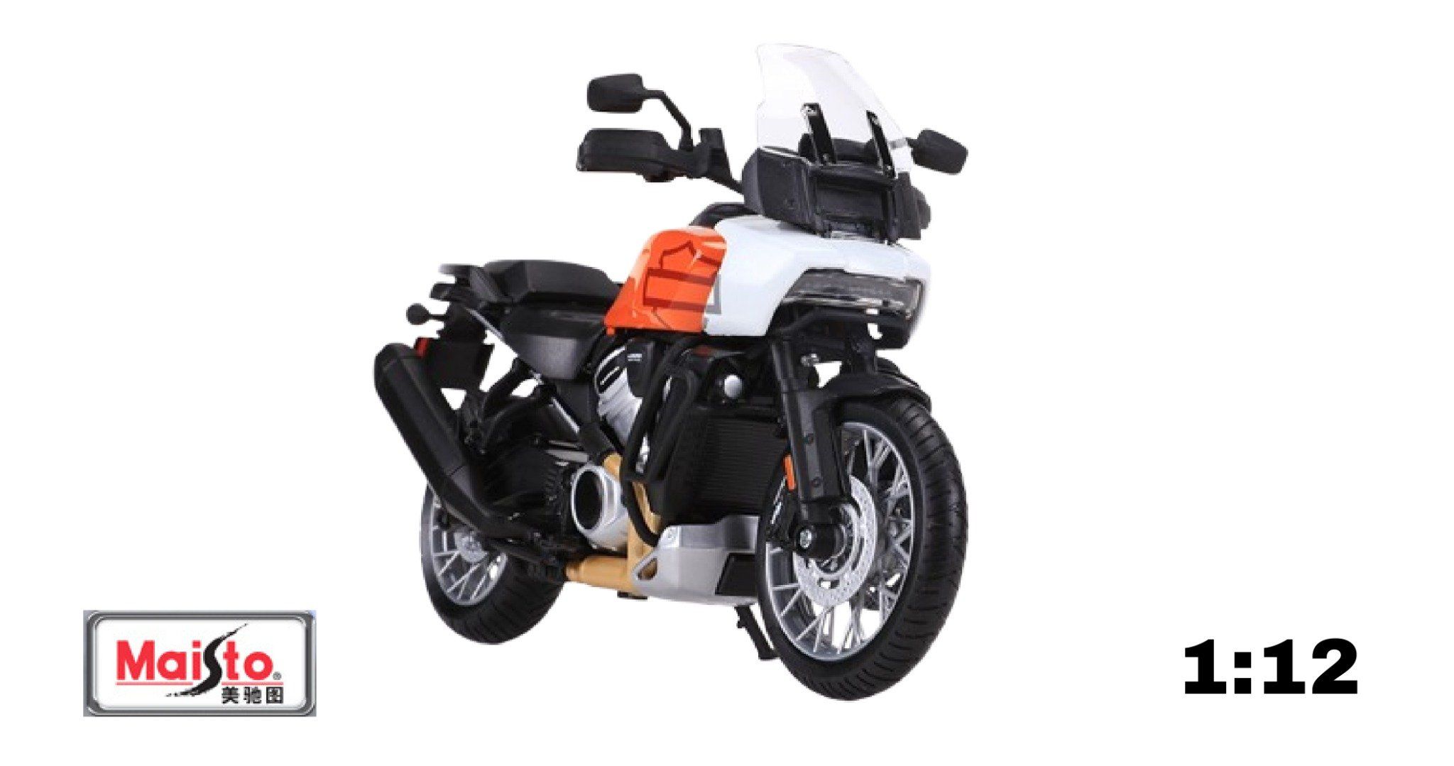 Mô hình xe mô tô Harley Davision Pan America 1200 2021 tỉ lệ 1:12 Maisto 32338 MT12002
