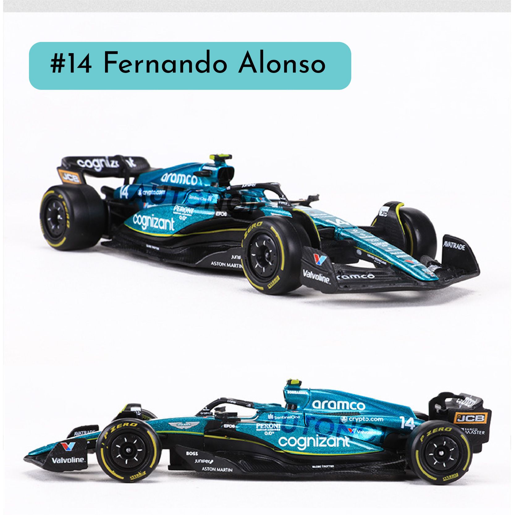 Mô hình xe đua F1 Formula Aston Martin 2023 AMR23 tỉ lệ 1:43 Bburago OT43003 18-38190