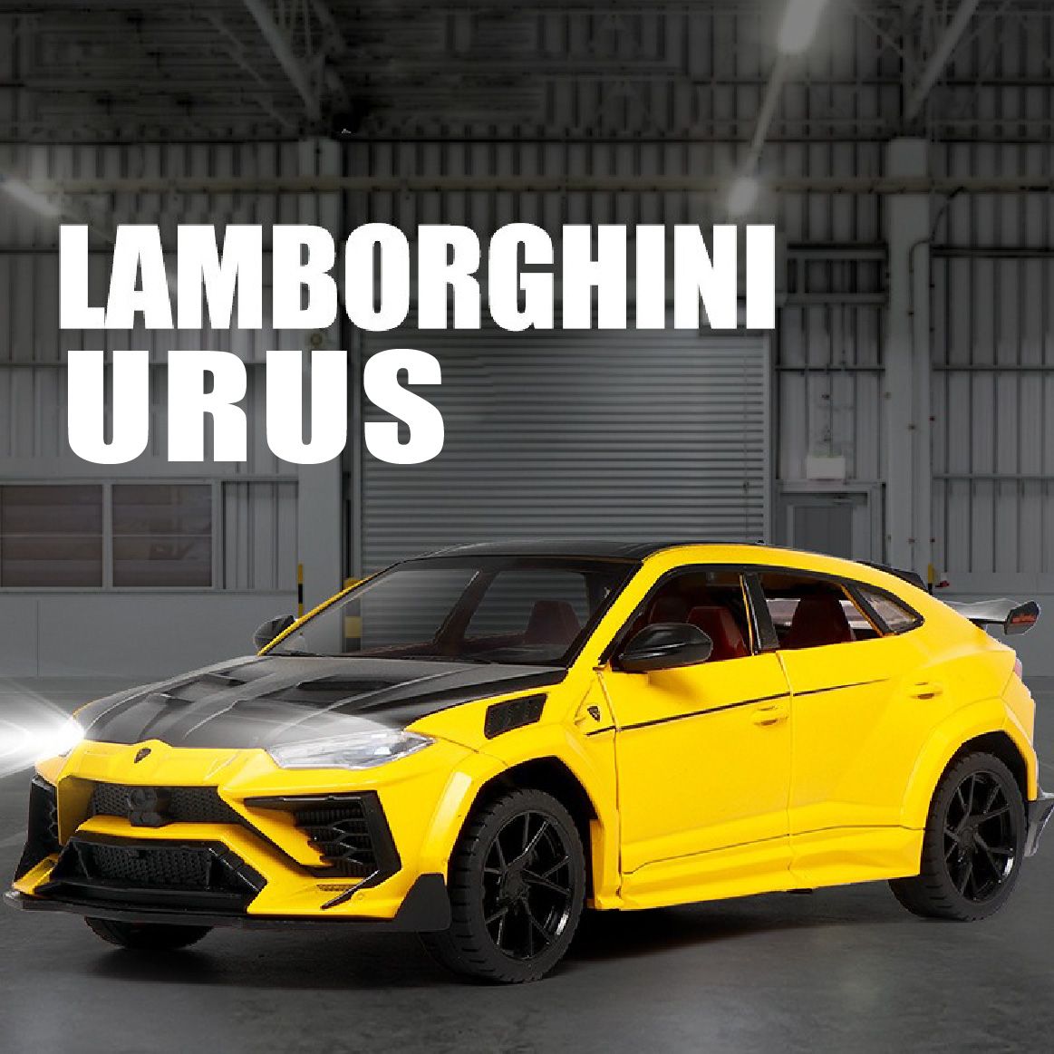 Mô hình xe Lamborghini Urus full open-có đèn-âm thanh tỉ lệ 1:24 Alloy Model OT518