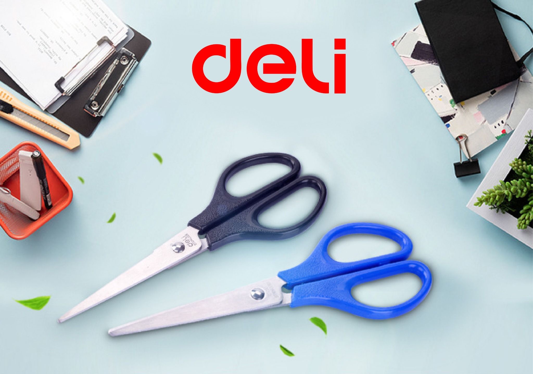 Dụng cụ kéo cắt decal - cắt giấy văn phòng phẩm Deli PK443