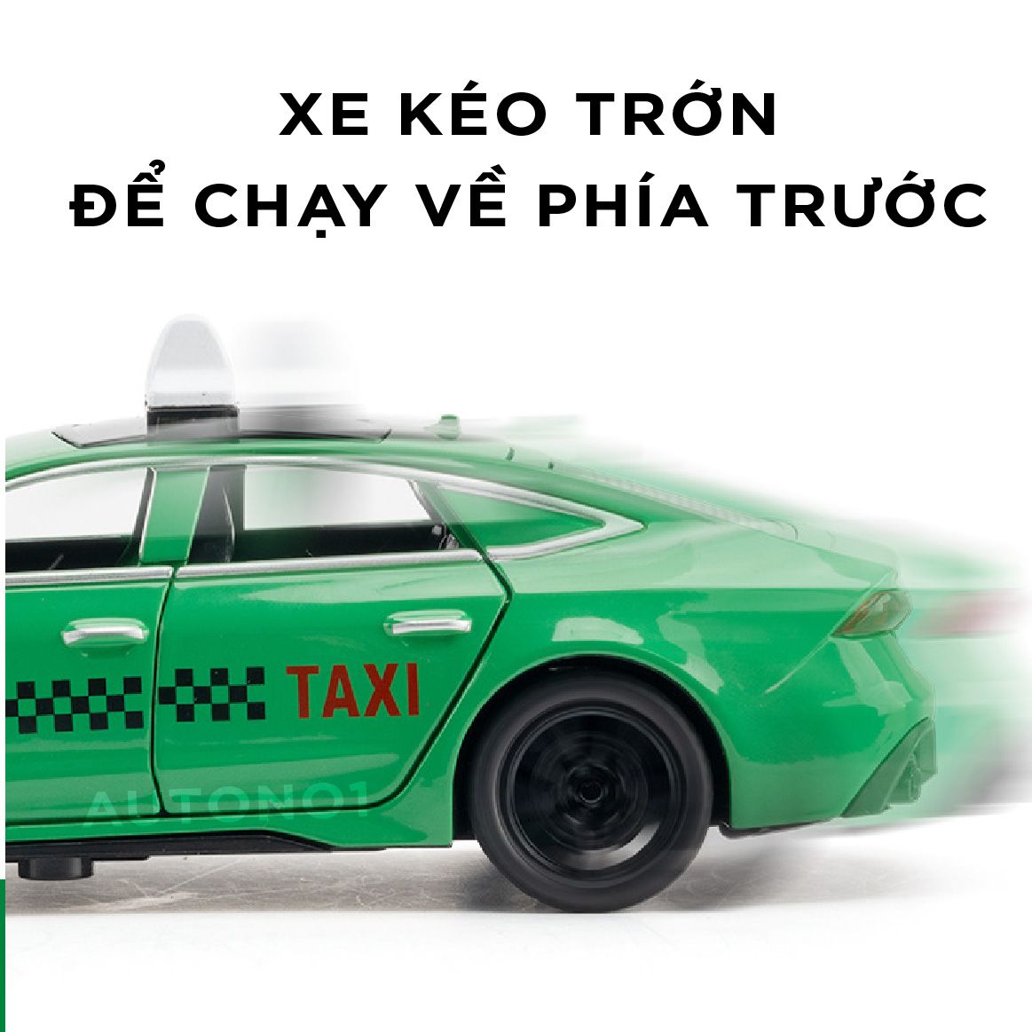 Mô hình xe ô tô dịch vụ taxi Audi RS7 super sport full open - có đèn - âm thanh tỉ lệ 1:32 Chimei model OT521