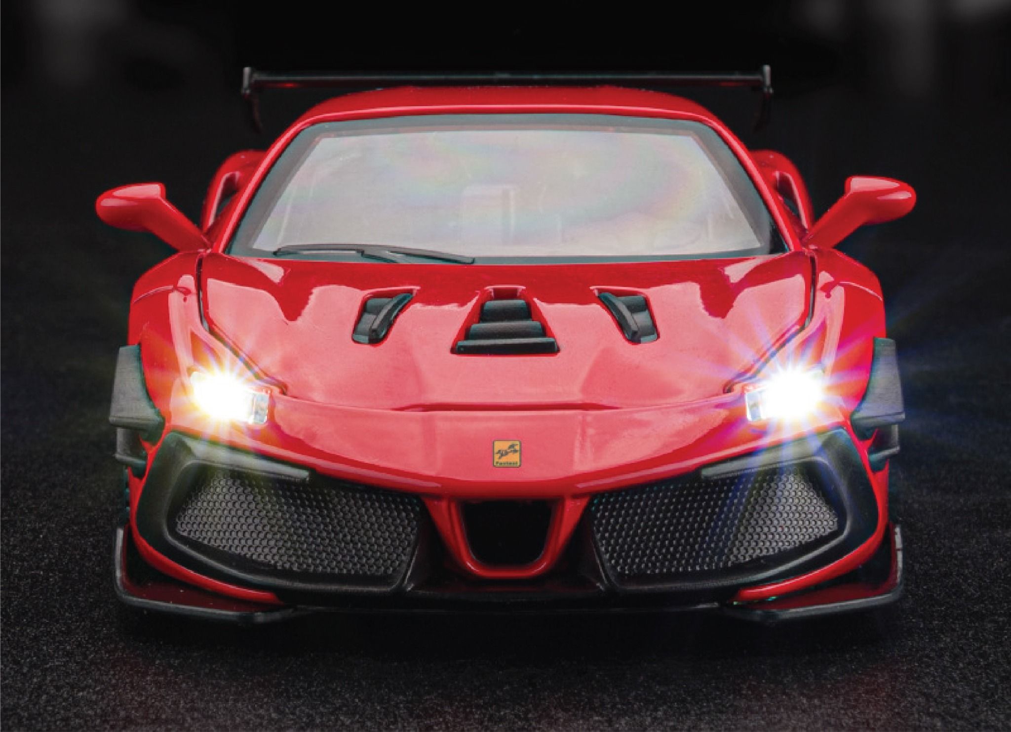 Mô hình xe Ferrari 488 Challenge EVO 2020 tỉ lệ 1:32 Jiaye model VB32743 OT32039
