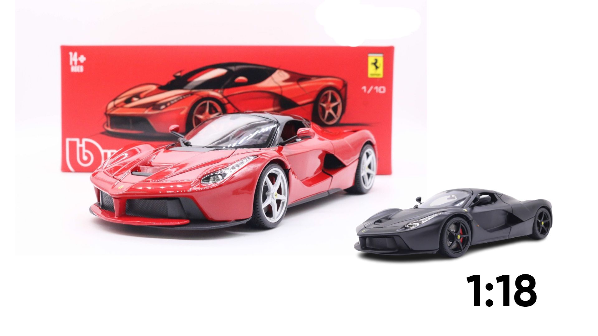  Mô hình xe Ferrari Laferrari Signature tỉ lệ 1:18 bburago 2139 