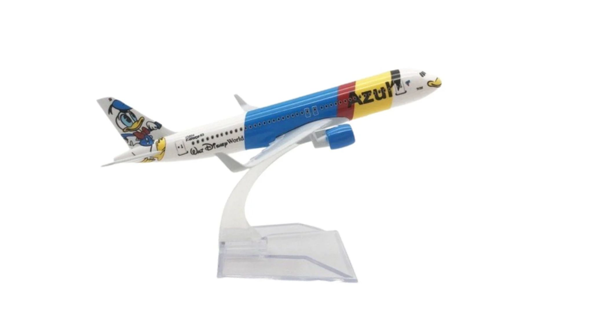 Mô hình máy bay Azul Donald Airbus A320 kích thước 16cm MB16199