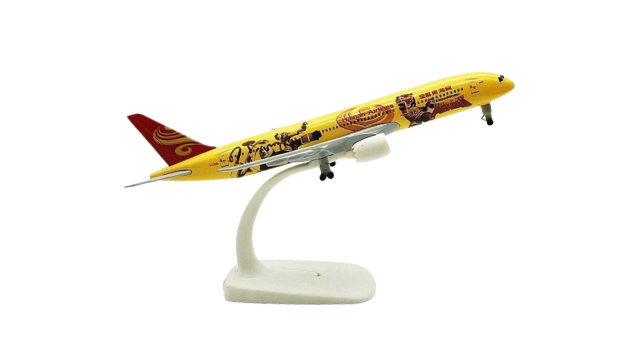 Mô hình máy bay Hainan Panda Boeing B787 yellow kích thước 20cm MB20089