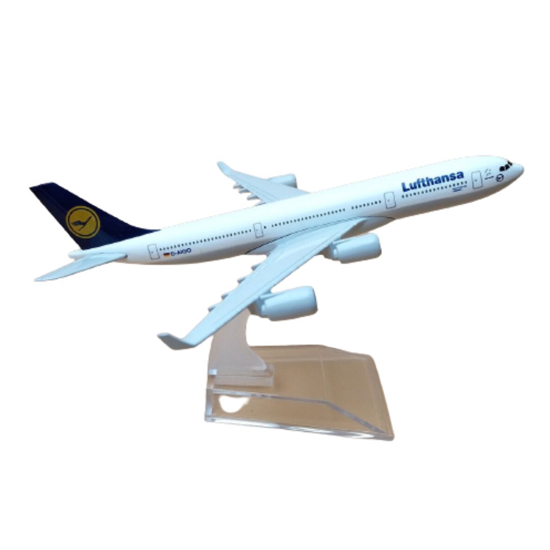 Mô hình máy bay Germany Lufthansa Airbus A340 16cm MB16178