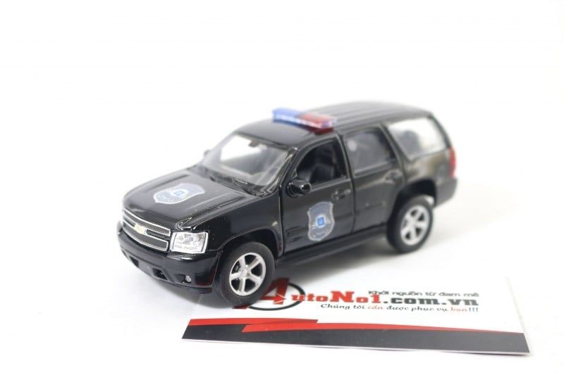 Mô hình xe Chevy Chevrolet Tahoe Police 2008 1:36 Welly OT012