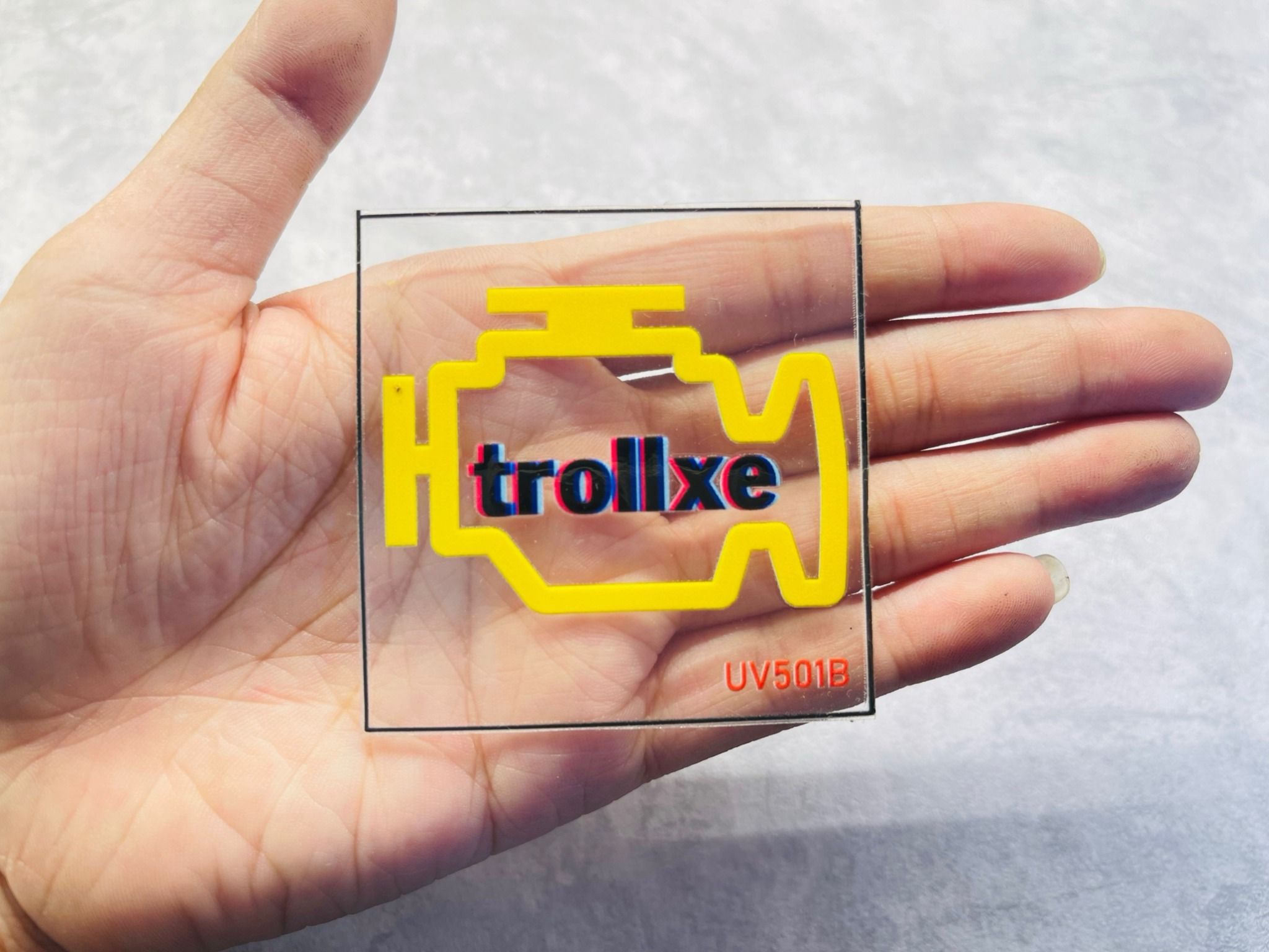 Decal uv trang trí xe - điện thoại - laptop - máy tính - nón - ly - mica chống nước - chống trầy - chống uv Autono1 UV501