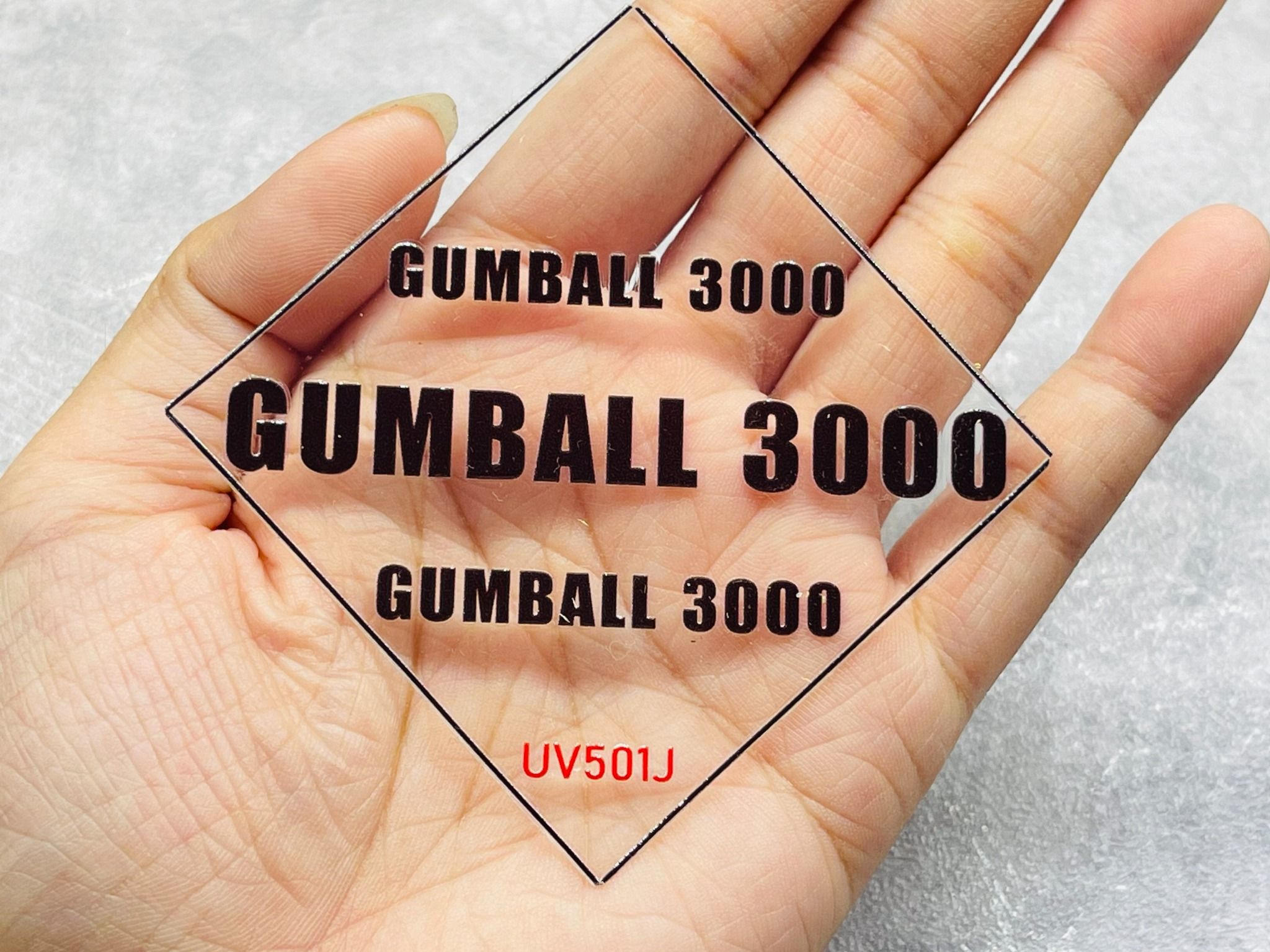 Decal uv trang trí xe - điện thoại - laptop - máy tính - nón - ly - mica chống nước - chống trầy - chống uv Autono1 UV501
