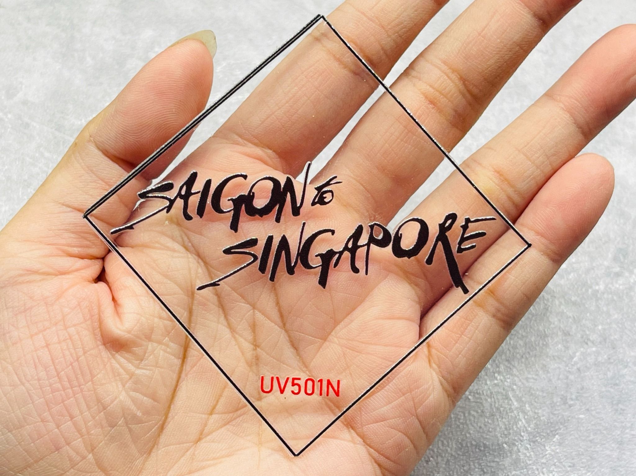 Decal uv trang trí xe - điện thoại - laptop - máy tính - nón - ly - mica chống nước - chống trầy - chống uv Autono1 UV501