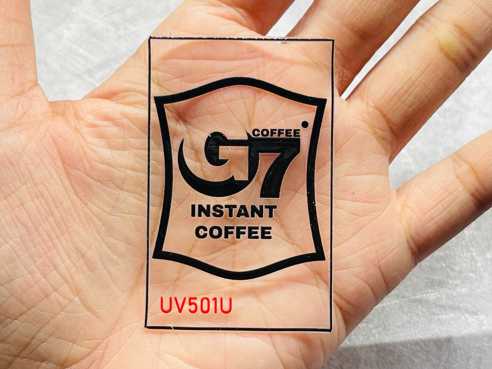 Decal uv trang trí xe - điện thoại - laptop - máy tính - nón - ly - mica chống nước - chống trầy - chống uv Autono1 UV501