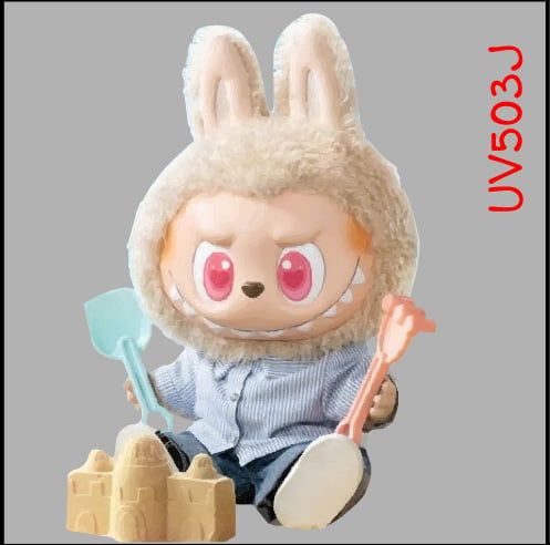Decal uv labubu trang trí xe - điện thoại - laptop - máy tính - nón - ly - mica chống nước - chống trầy - chống uv kích thước 5 x 5cm Autono1 UV503