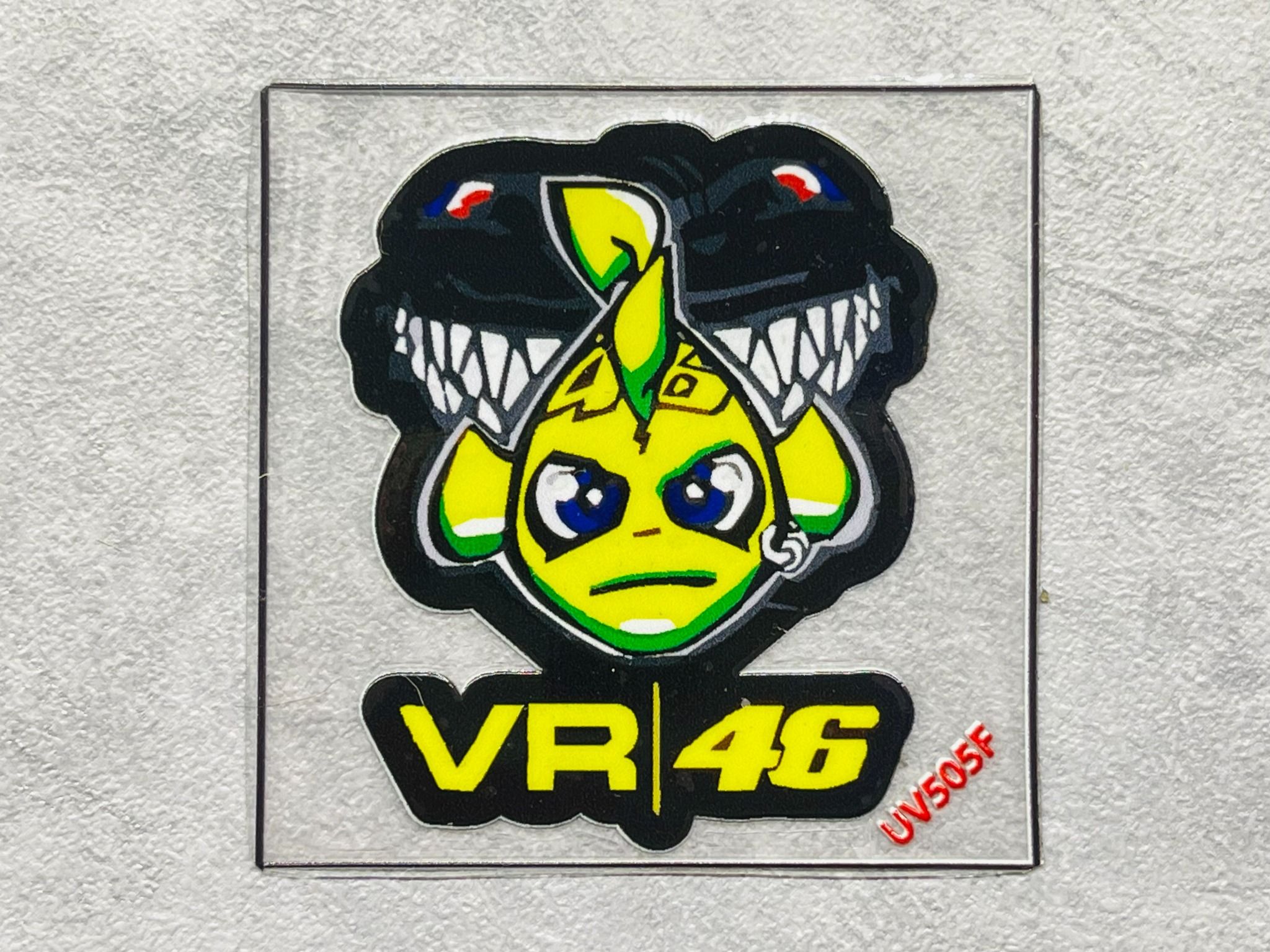 Decal UV trang trí xe mô tô - điện thoại - laptop - máy tính - nón - ly - mica chống nước - chống trầy - chống uv kích thước 5 x 5cm Autono1 UV505