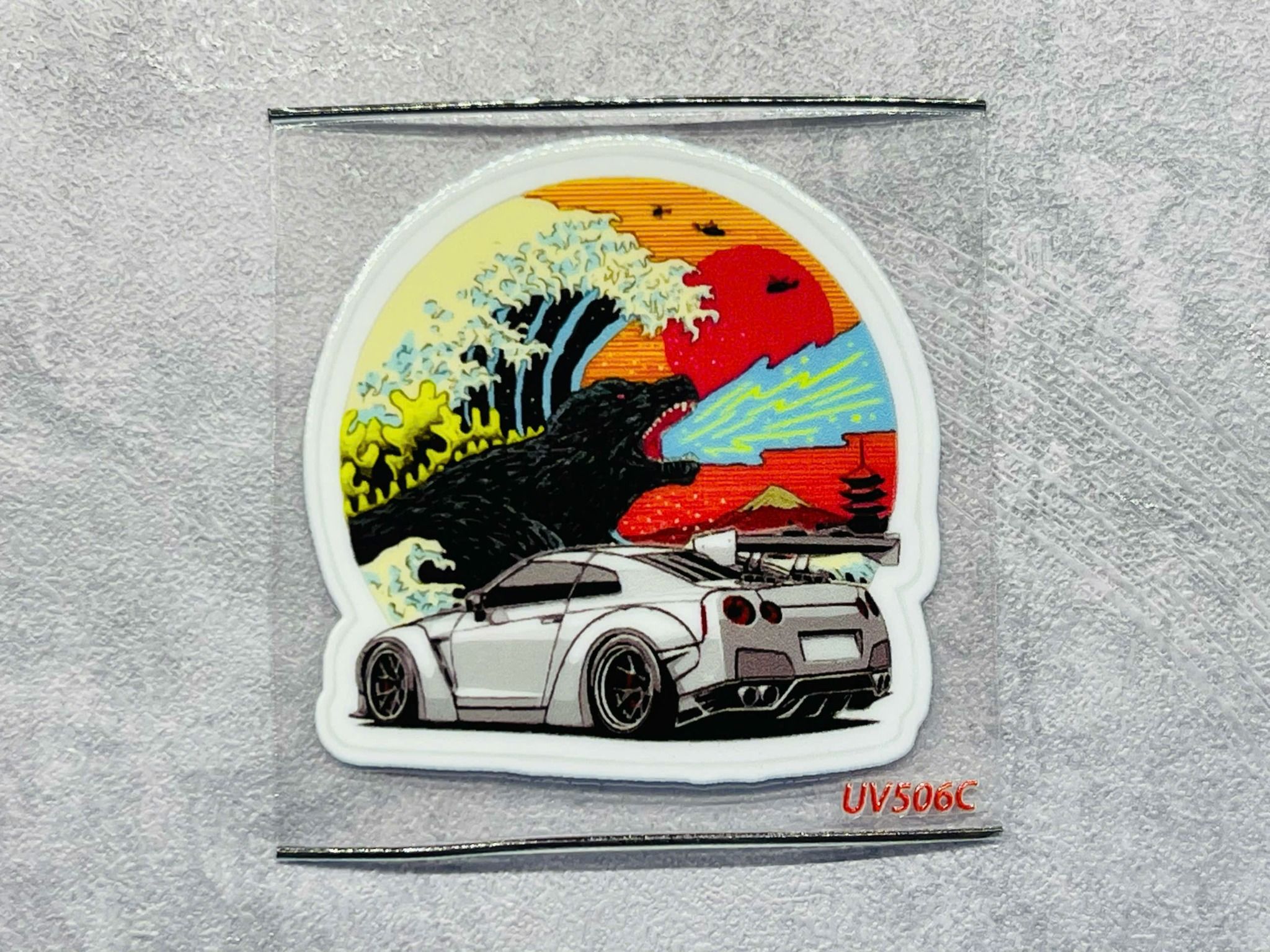 Decal UV trang trí xe ô tô - điện thoại - laptop - máy tính - nón - ly - mica chống nước - chống trầy - chống uv kích thước 5 x 5cm Autono1 UV506