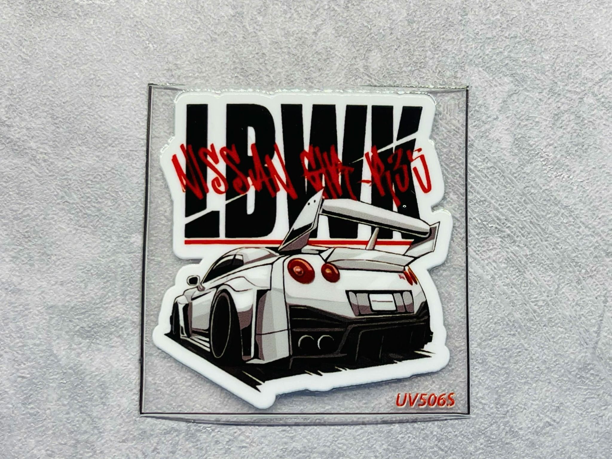 Decal UV trang trí xe ô tô - điện thoại - laptop - máy tính - nón - ly - mica chống nước - chống trầy - chống uv kích thước 5 x 5cm Autono1 UV506