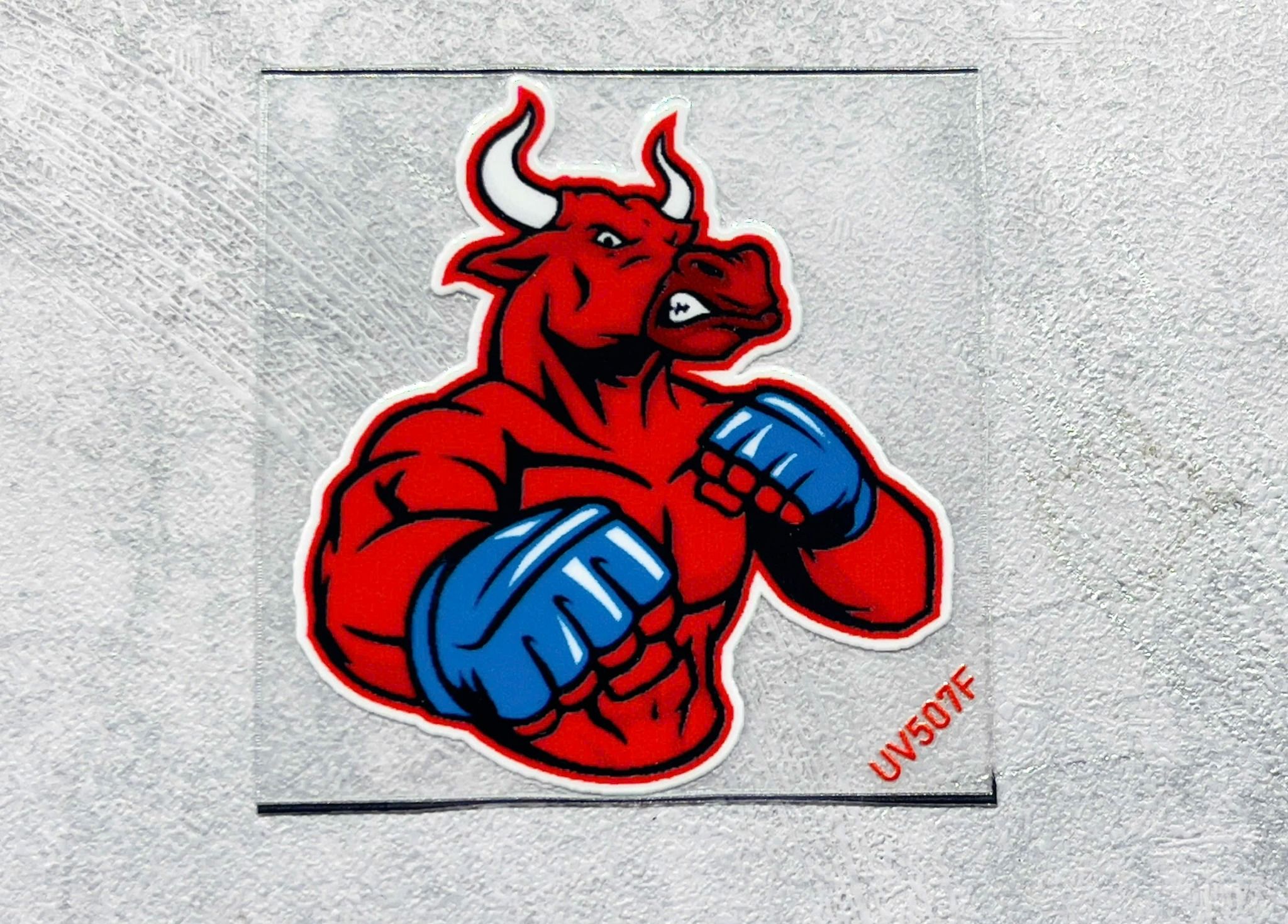 Decal UV trang trí mô hình - điện thoại - laptop - máy tính - nón - ly - mica chống nước - chống trầy - chống uv Redbull kích thước 5 x 5cm Autono1 UV507