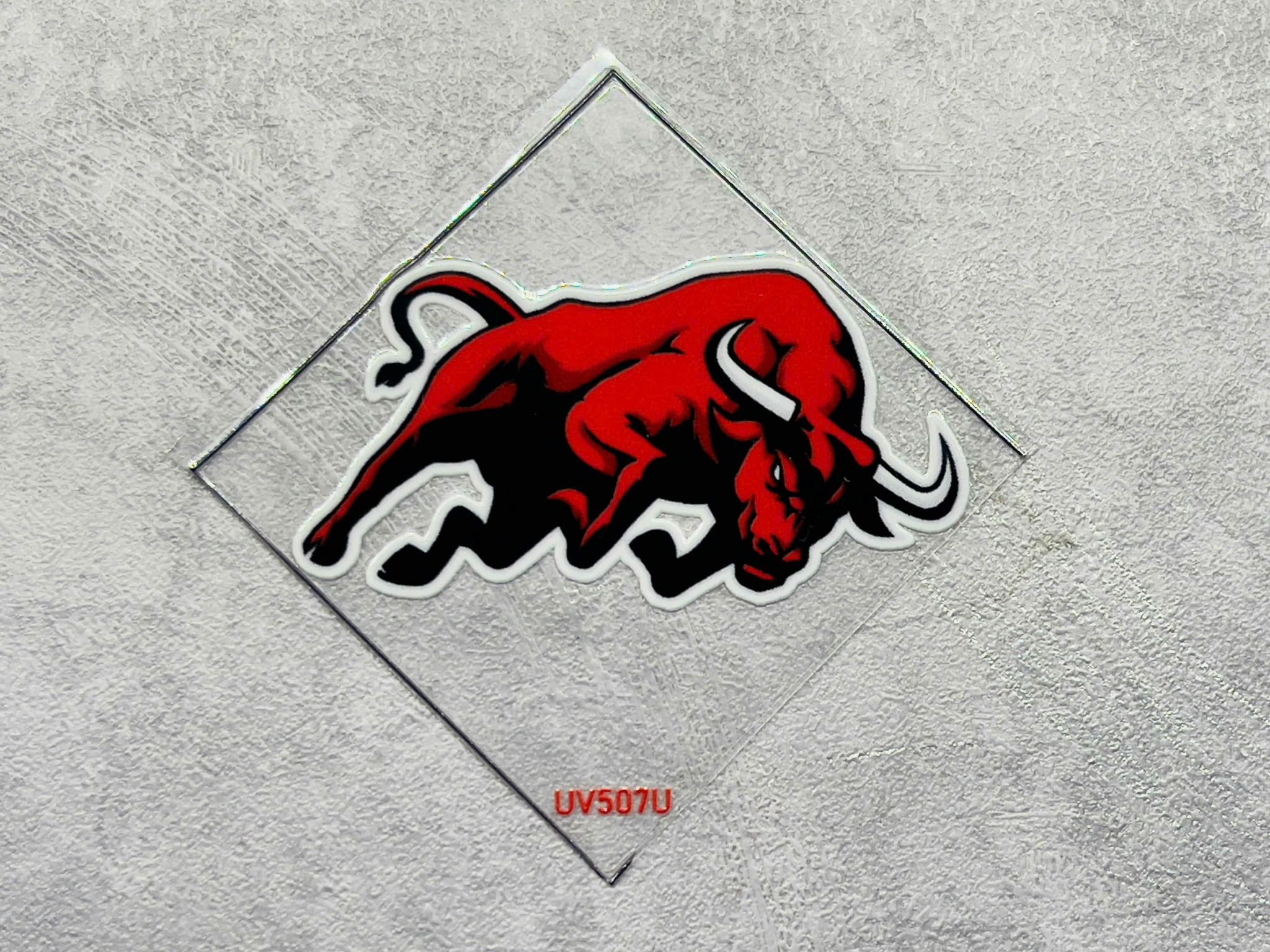 Decal UV trang trí mô hình - điện thoại - laptop - máy tính - nón - ly - mica chống nước - chống trầy - chống uv Redbull kích thước 5 x 5cm Autono1 UV507