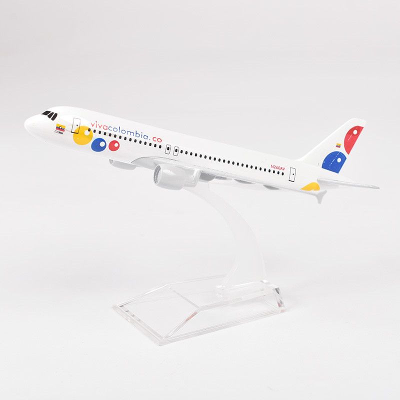 Mô hình máy bay Avianca Viva Colombia Airbus A320-200 16cm MB16169