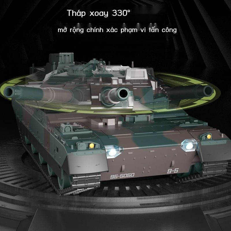 Xe điều khiển quân sự xe tăng TK 24-2 40cm tỉ lệ 1:24 Tongli DK024 