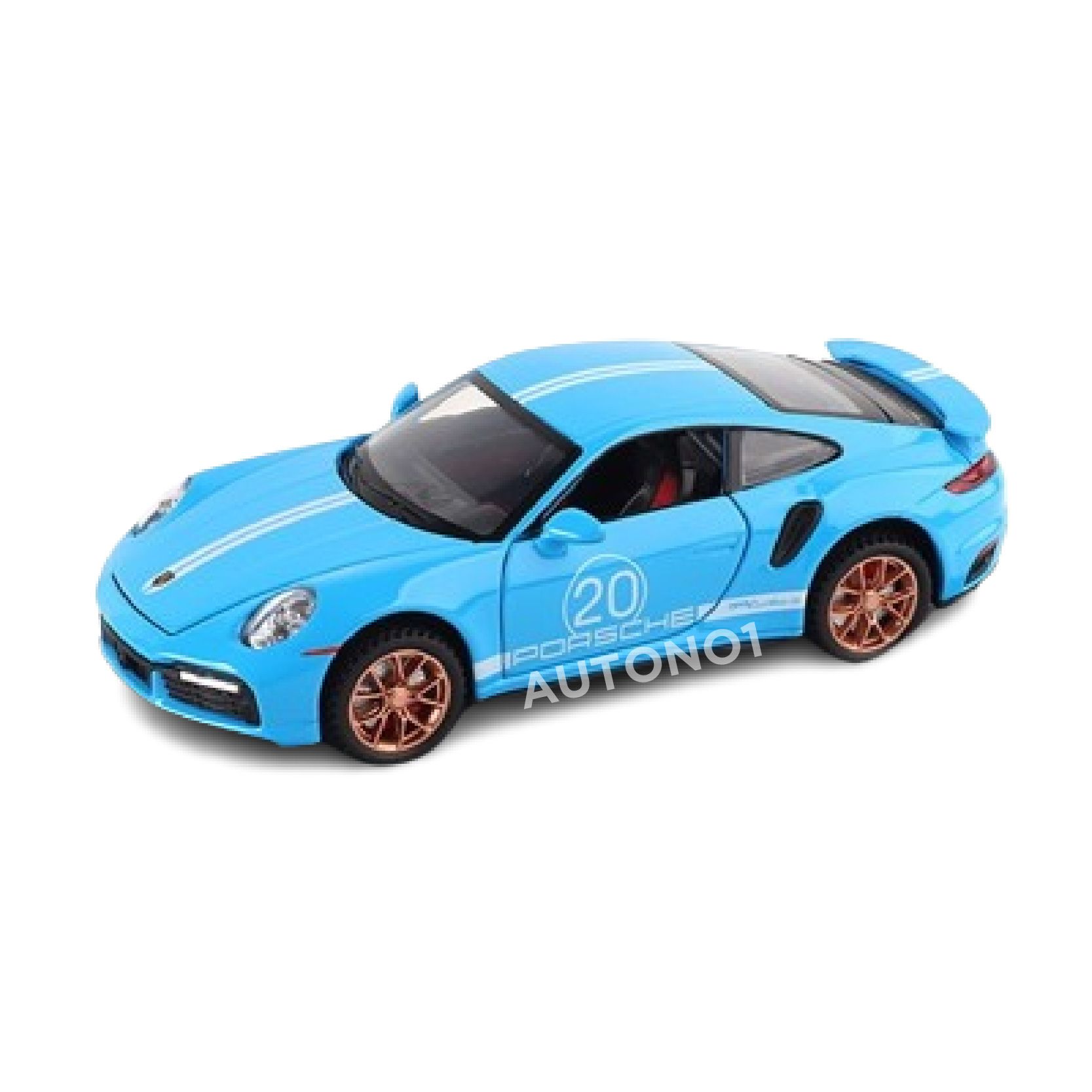 Mô hình xe Porsche 911 Turbo S full open , có đèn và âm thanh tỉ lệ 1:32 Miniauto OT32035