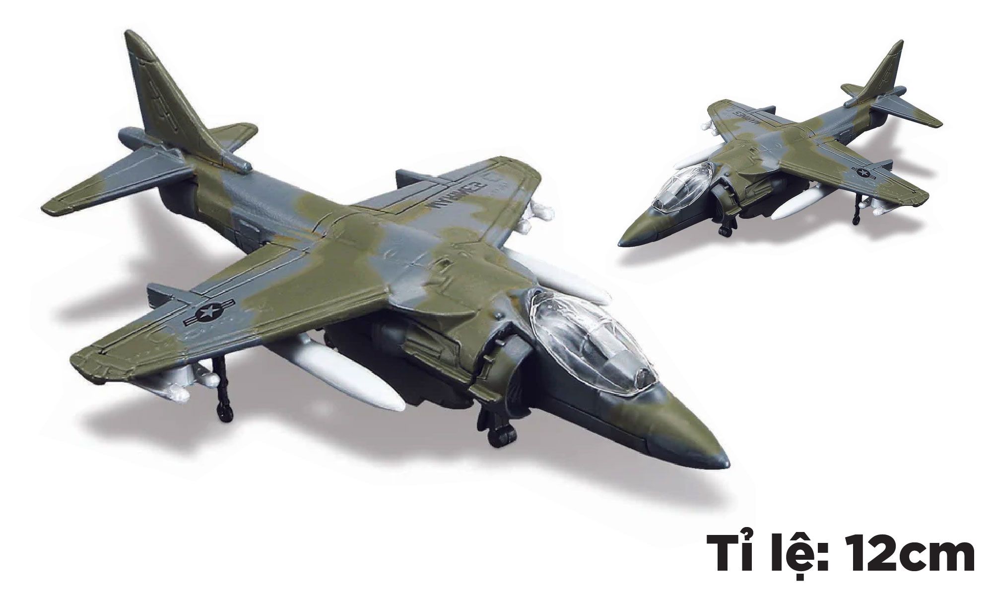 Mô hình máy bay #9672 AV-8B Harrier II - Flat Dark Grey/Flat Dark Geen 12 cm 14106 MB12002