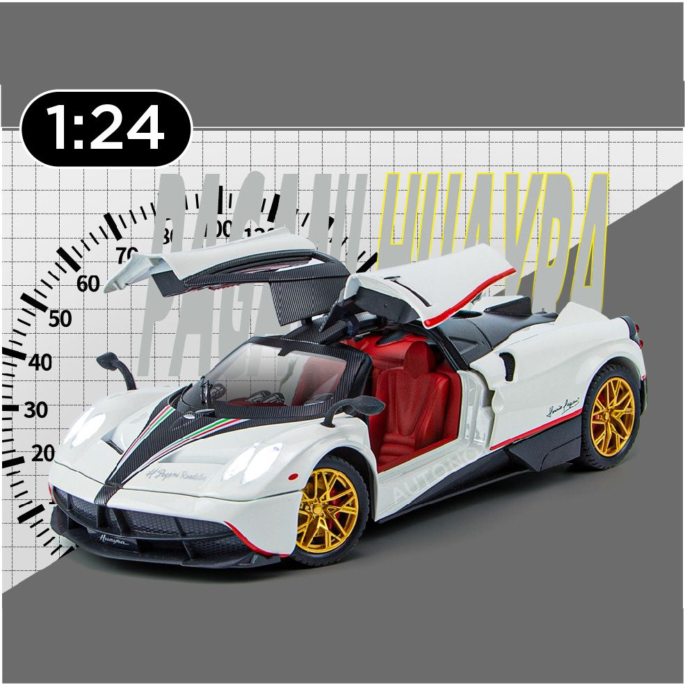 Mô hình xe Pagani Huayra Dinastia đánh lái được full open 1:24 Chezhi OT399