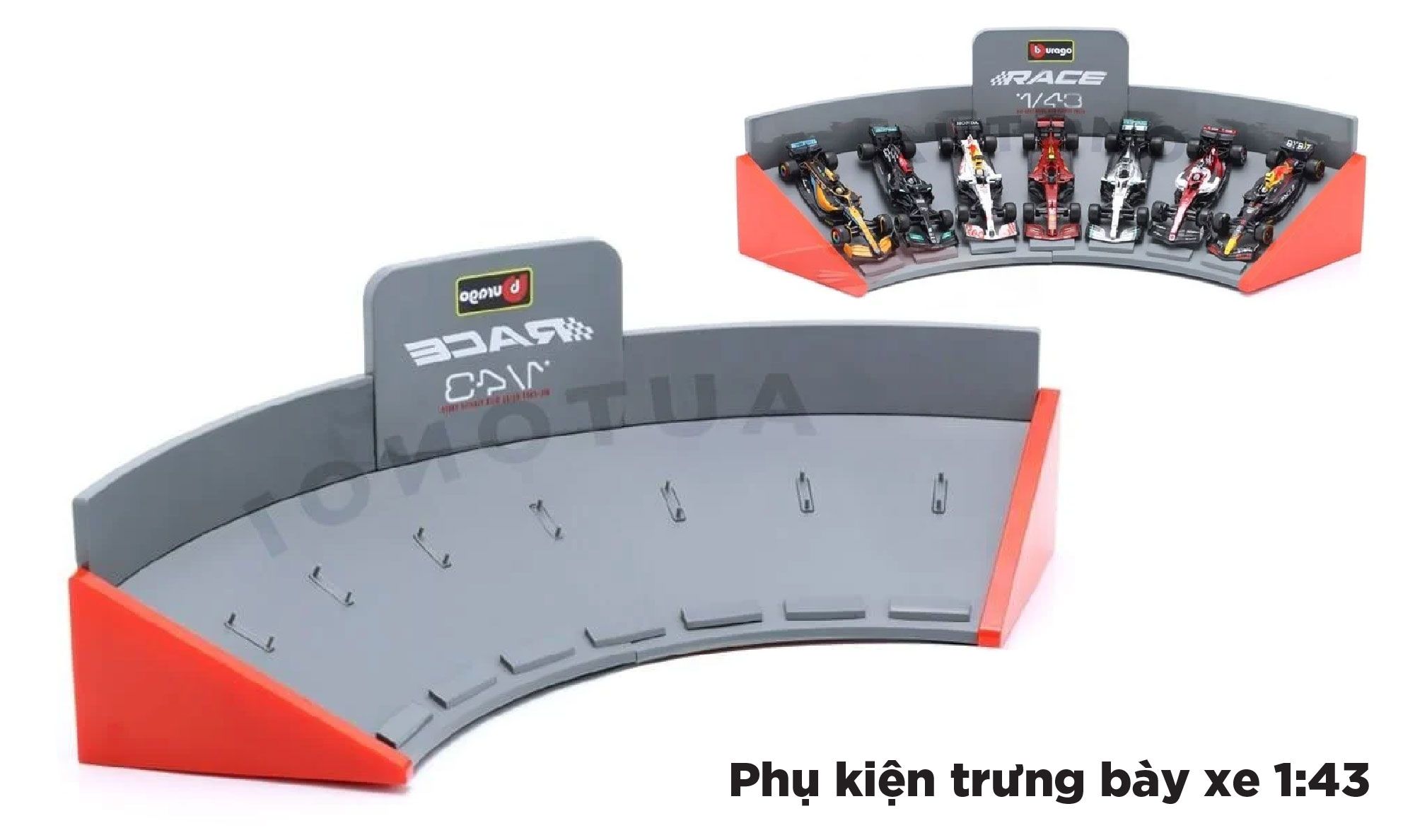 Phụ kiện trưng bày xe mô hình Arena Display Kit trưng 7 xe tỉ lệ 1:43 Bburago 18-36006 PK515