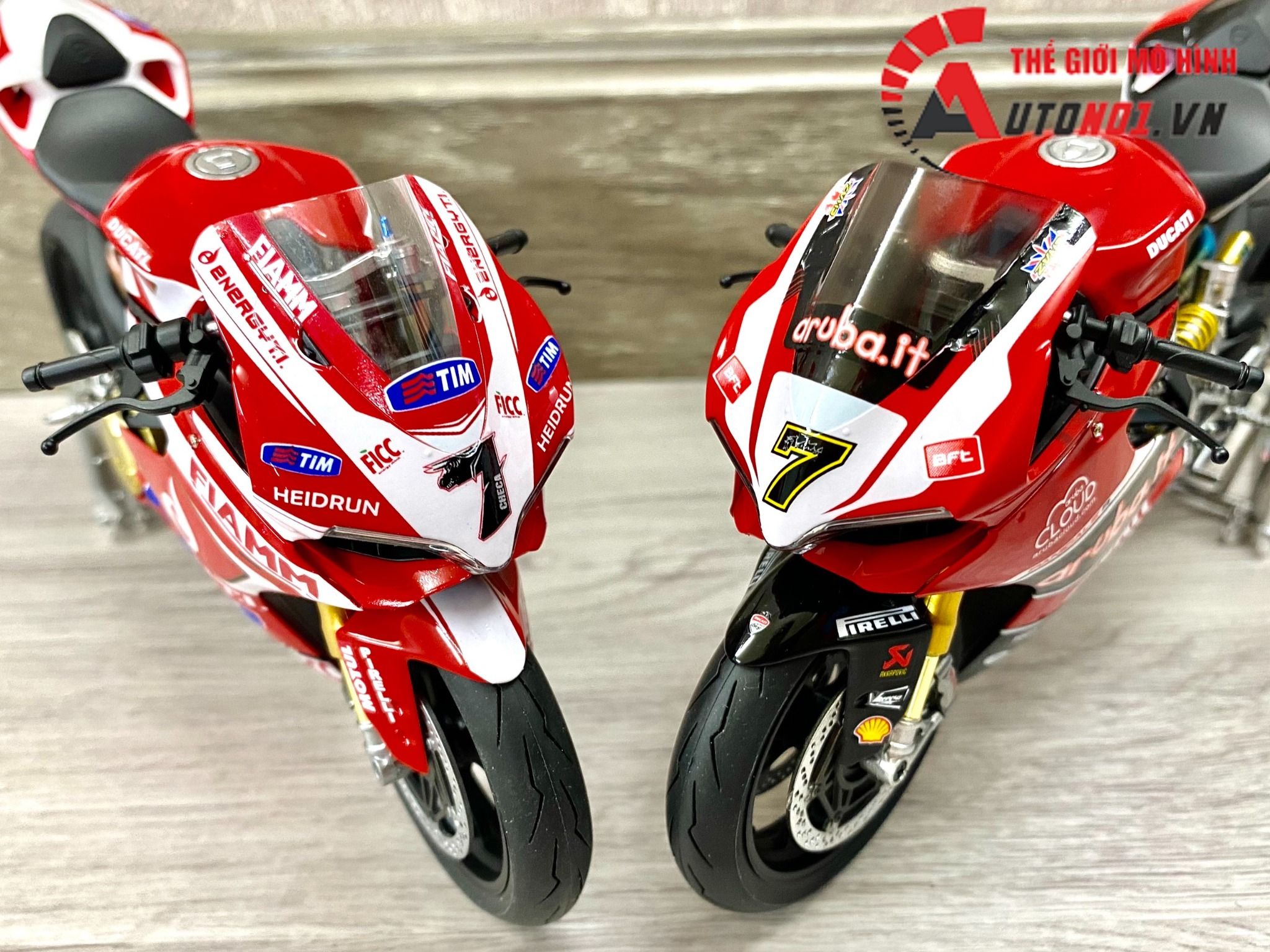 Mô hình xe Ducati Panigale 1199 Fiamm Tim Sbk 2013 #7 1:12 Tamiya D227d