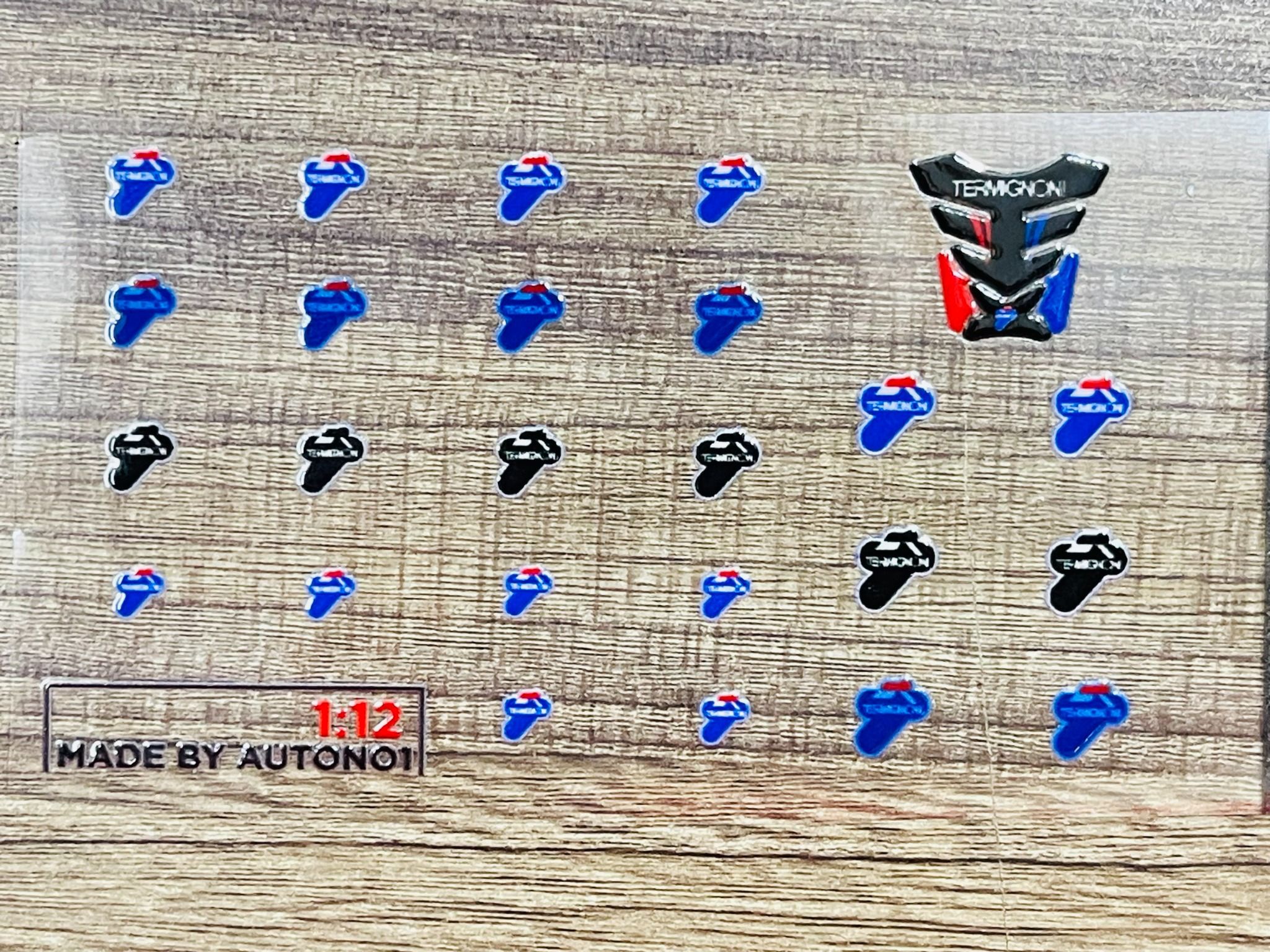Decal UV dành cho pô các loại dán mọi nền màu cho xe mô hình tỉ lệ 1:12 DC701