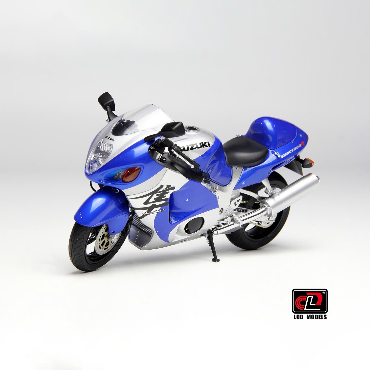 Mô hình xe mô tô Suzuki GSX-1300R Hayabusa tỉ lệ 1:12 LCD moldel