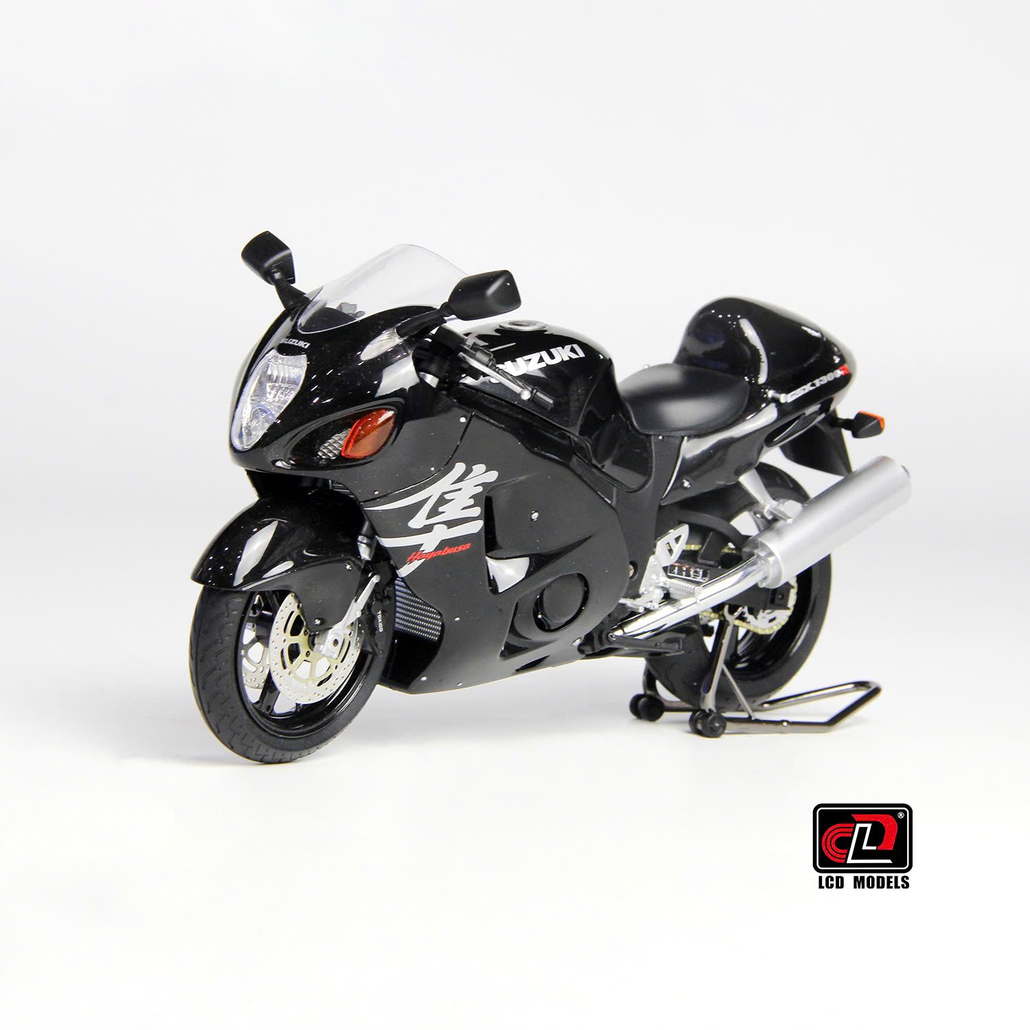 Mô hình xe mô tô Suzuki GSX-1300R Hayabusa tỉ lệ 1:12 LCD moldel