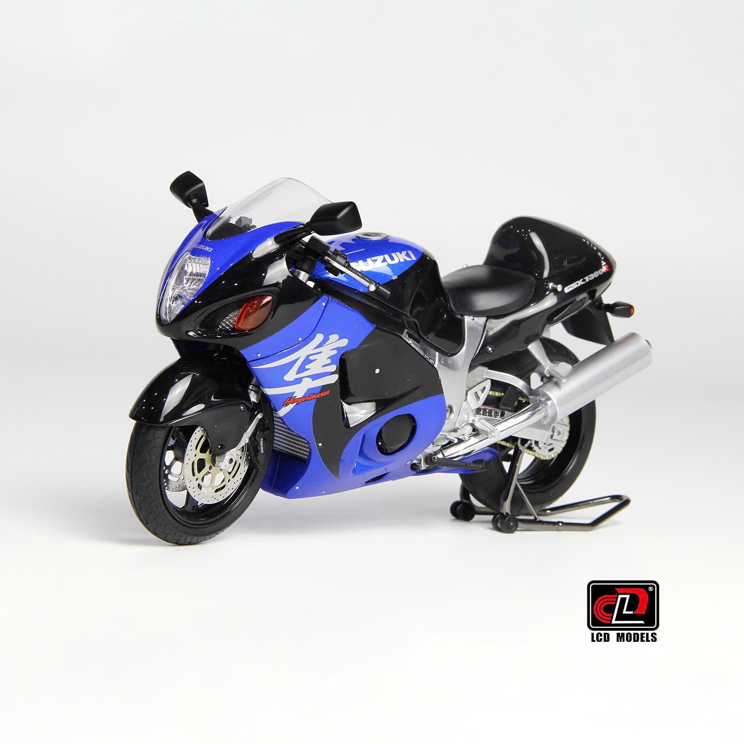 Mô hình xe mô tô Suzuki GSX-1300R Hayabusa tỉ lệ 1:12 LCD moldel