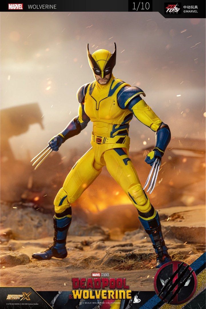 Mô hình nhân vật Marvel Wolverine