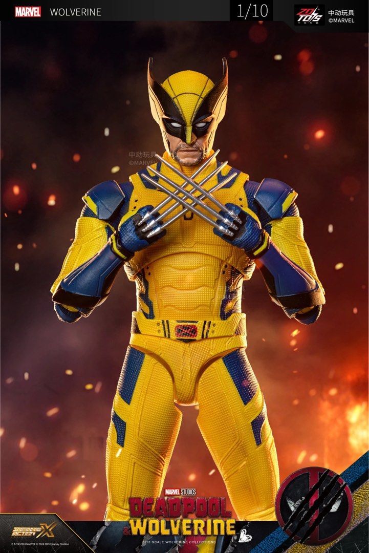 Mô hình nhân vật Marvel Wolverine