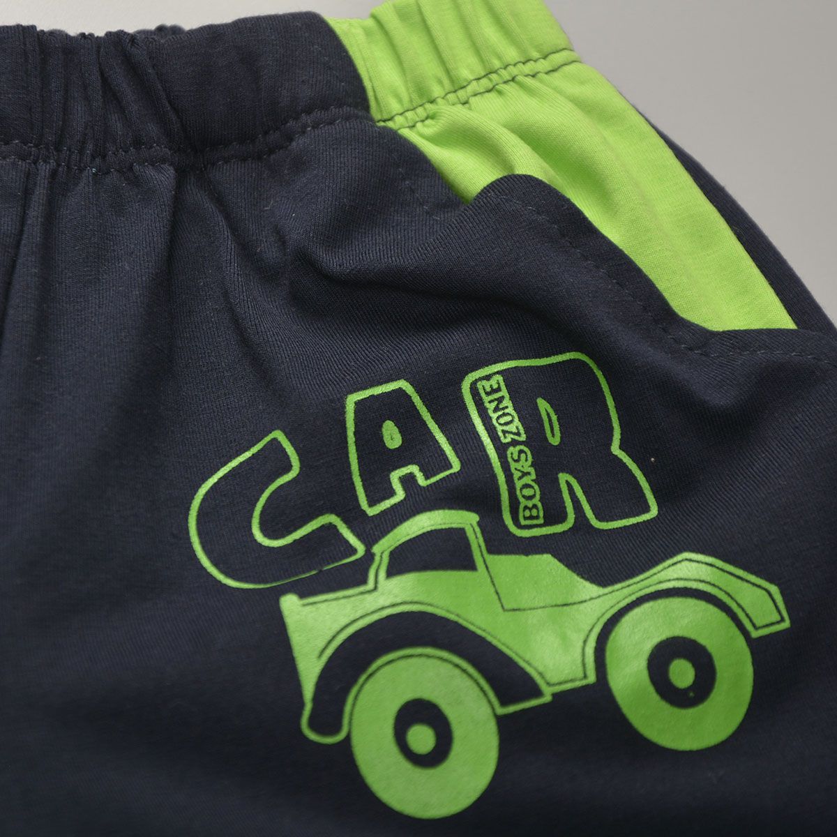 Đồ bộ có tay bé trai in car