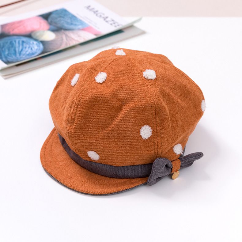 Mũ Baker Boy Cho Bé Gái TrueKids Có Nơ Phong Cách Hàn Quốc Cực Đẹp