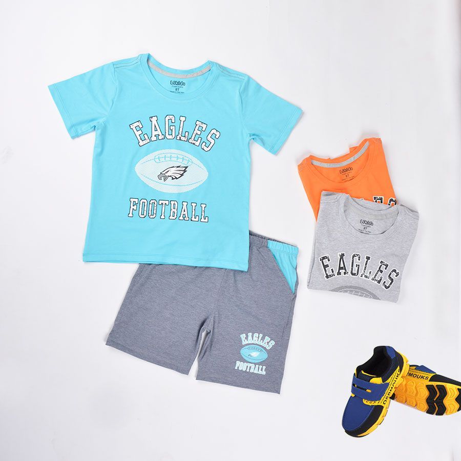Bộ bé trai size đại TrueKids bóng bầu dục dành cho bé 25 - 35kg