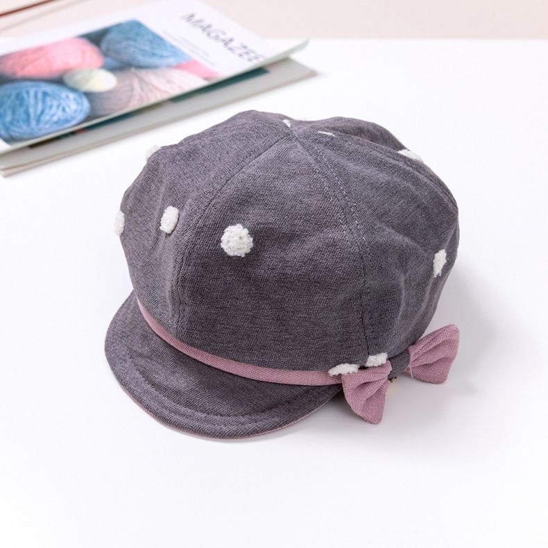 Mũ Baker Boy Cho Bé Gái TrueKids Có Nơ Phong Cách Hàn Quốc Cực Đẹp
